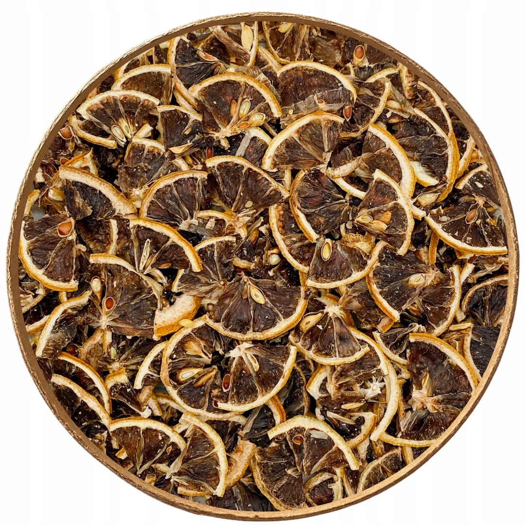 CYTRYNASUSZONACWIARTKI40gnaprezentowocedogrzancaherbatynaparKodproducenta2297S50g belsilt Džiovintos citrinos ketvirčiai 40 g