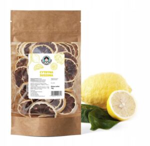 Džiovintos citrinos griežinėliai ekologiškas produktas 1 kg košėms ir jogurtui