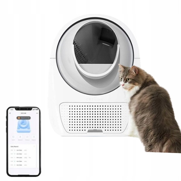 CatlinkInteligentnaSamoczyszczacaKuwetaDlaKotowProxLuxuryWifi belsilt
