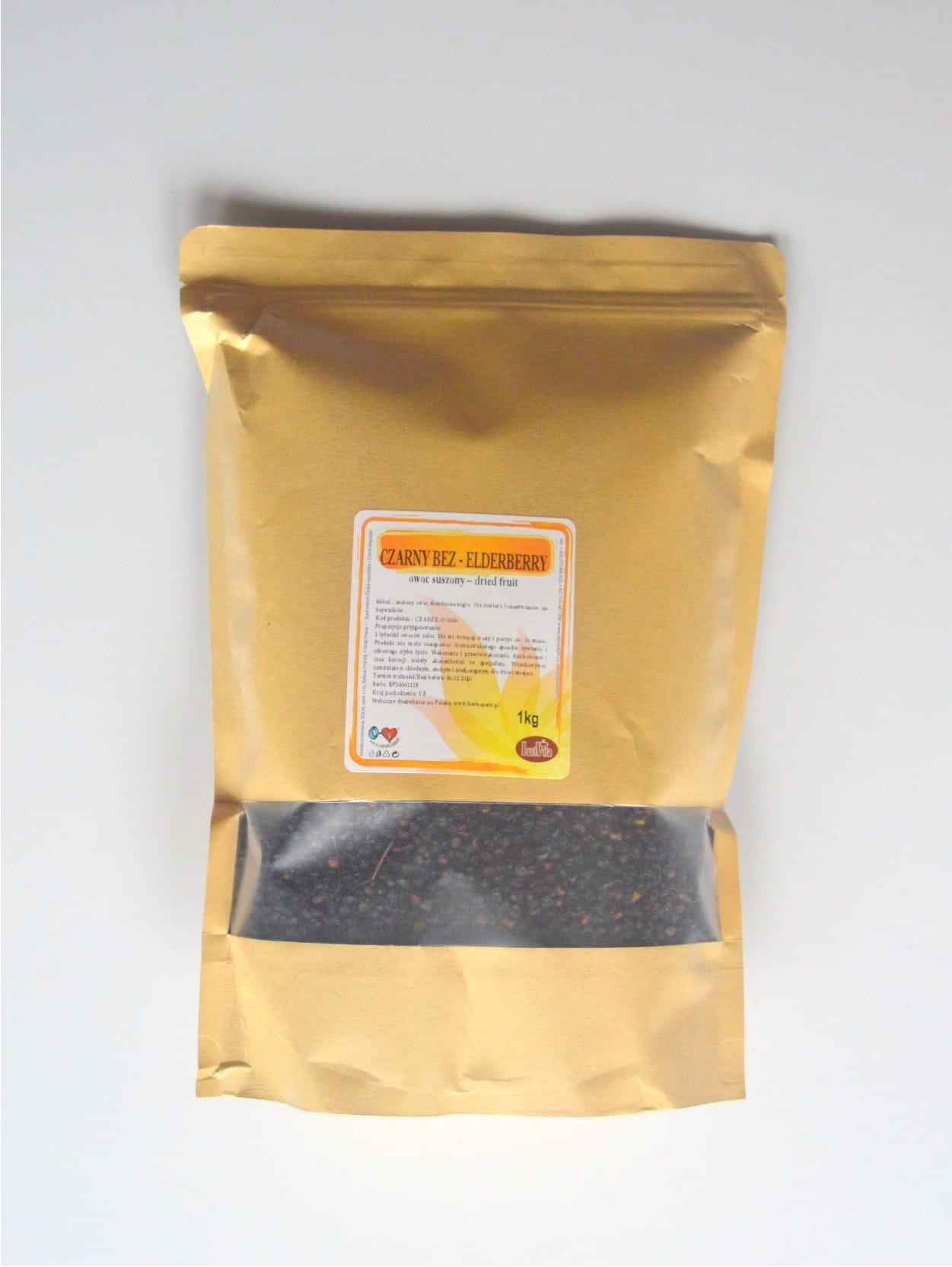 Czarnybezowocsuszony1000g1kg belsilt Džiovintos juodojo šeivamedžio uogos 1000 g 12 variantas