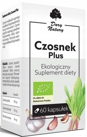 Dary Natury ekologiškas Czosnek Plus Bio imunitetui 60 vnt