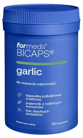 ForMeds Bicaps Garlic bekvapis česnako ekstraktas su alicinu 60 kapsulių