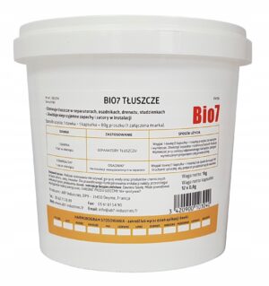 Bakterijos nuotekų valymui Bio7 GRAF Sotralentz preparatas riebalams skaidyti