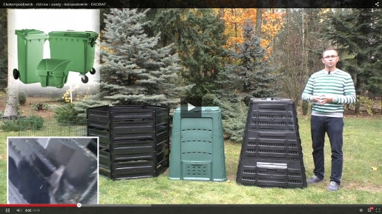 KOMPOSTOWNIK850L2PREPARATYNOWYMODELEANGTIN0792930147527 belsilt Komposto dėžė sodui 850 l plastikinė su pagrindu juoda