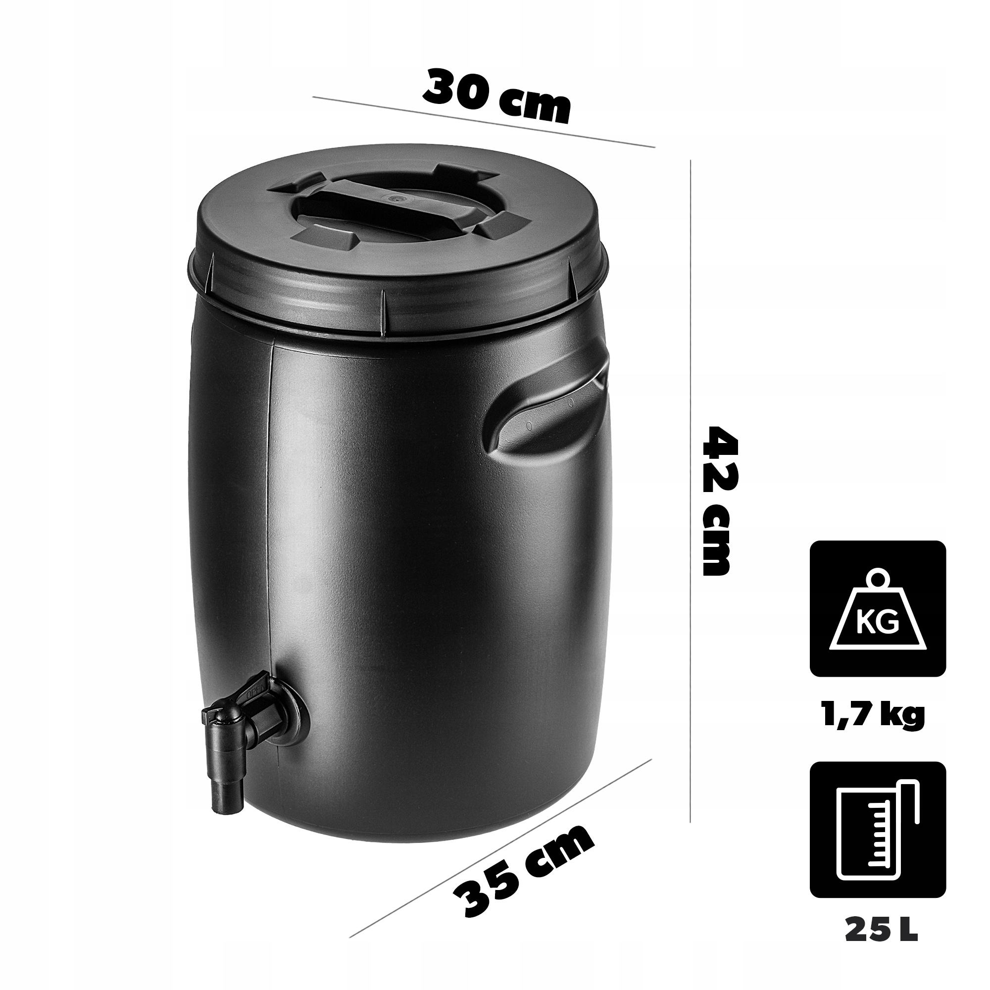 KOMPOSTOWNIKOGRODOWY25LCALOROCZNYDOMOWYNAWOZPOJEMNIKZKRANEMMOCNYEANGTIN5903699498958 belsilt
