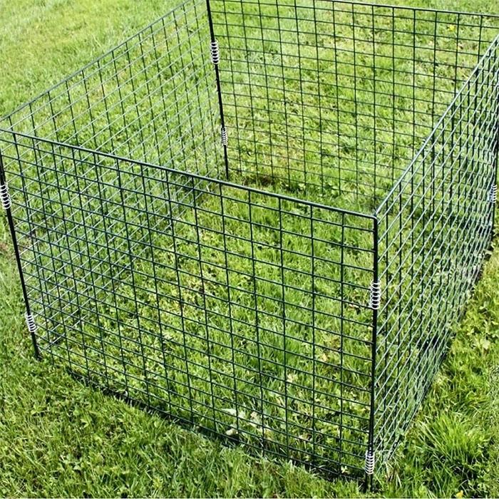 Komposto dėžė sodui, 450 l, metalinė