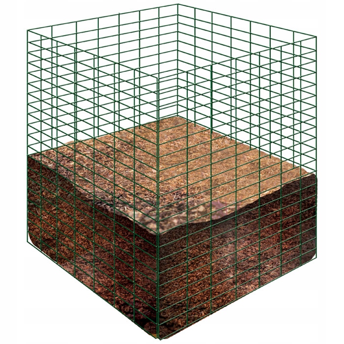 Komposto dėžė sodui, 450 l, metalinė