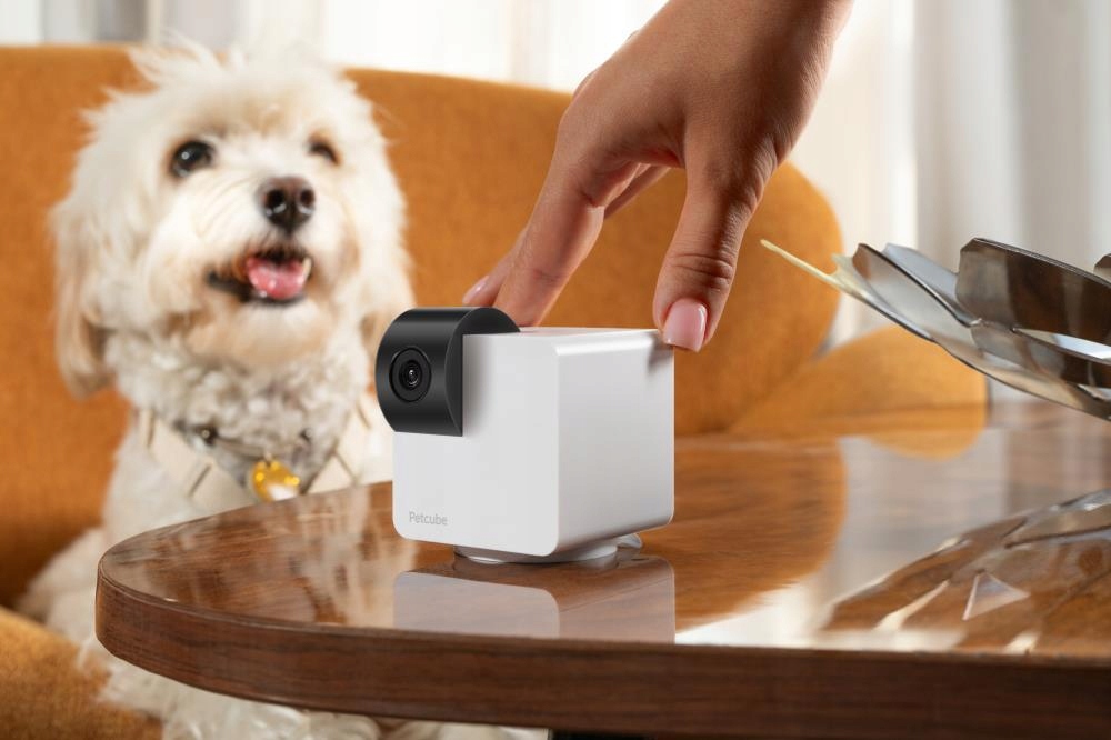 KameraPetcube360zinteraktywnymlaseremidwukierunkowymaudioCertyfikatyzgodnosciCE belsilt