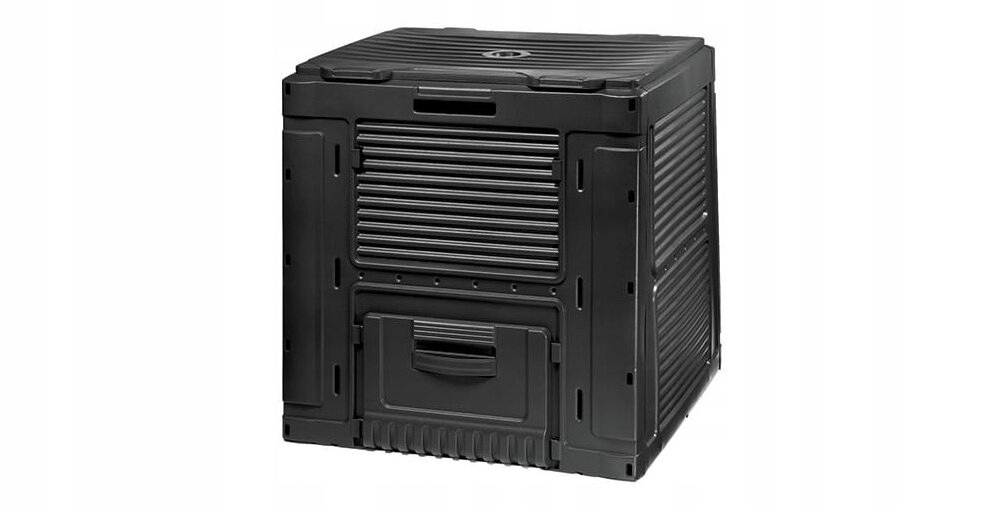 KompostownikKETEREComposter470LCzarnyWysokoscproduktu79cm belsilt Sodo komposteris Keter E Composter 470 l plastikinis juodas kiemo atliekoms