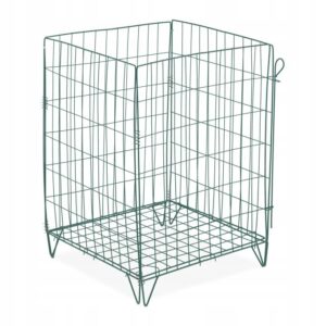 Komposto dėžė sodui, 120 l, metalinė, su ventiliacija, žalia