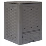 Kompostownikbrazowy60x60x83cm300Lrattan belsilt