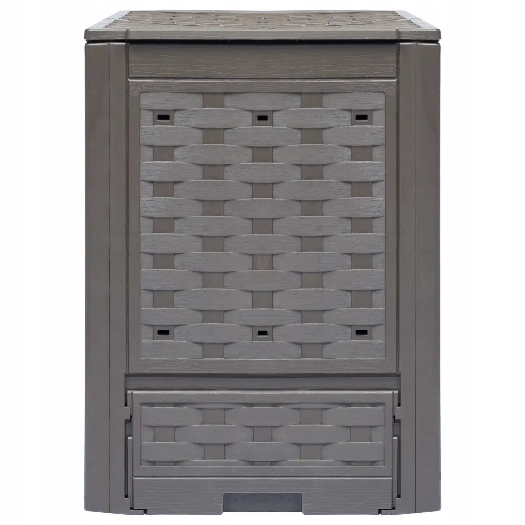 Kompostownikbrazowy60x60x83cm300LrattanProducentVidaXL belsilt