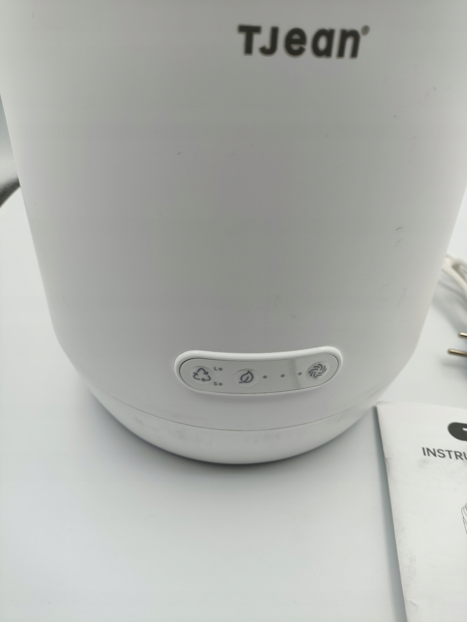 KompostownikelektrycznyTjean4LbialyutylizatorodpadowkuchennychWysokoscproduktu30cm belsilt Virtuvinė komposto dėžė balta