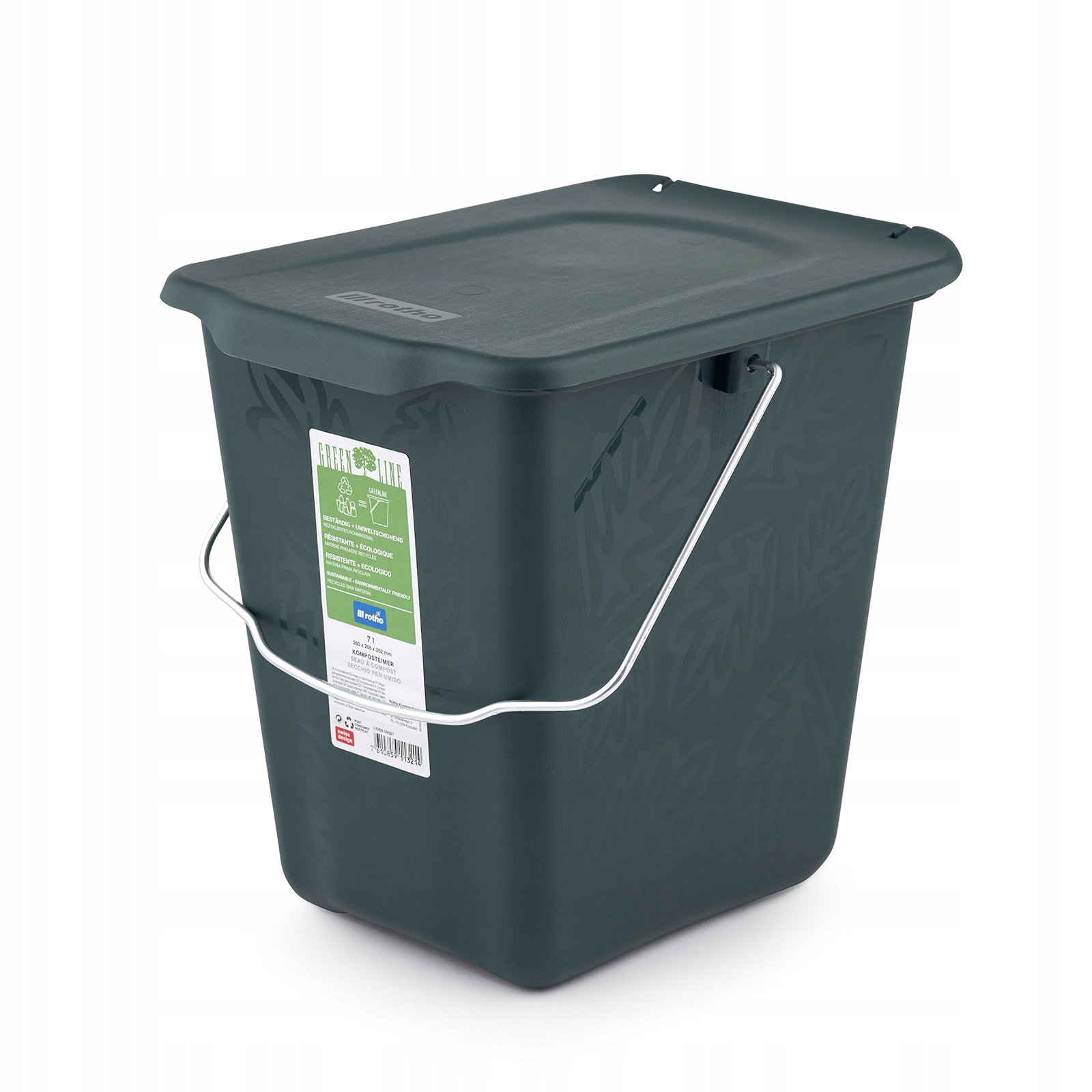 KompostownikkuchennyRothoGREENLINE7L belsilt