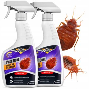 2 vnt. stipri purškiama priemonė nuo patalinių blakių ir tarakonų su cipermetrinu, 500 ml