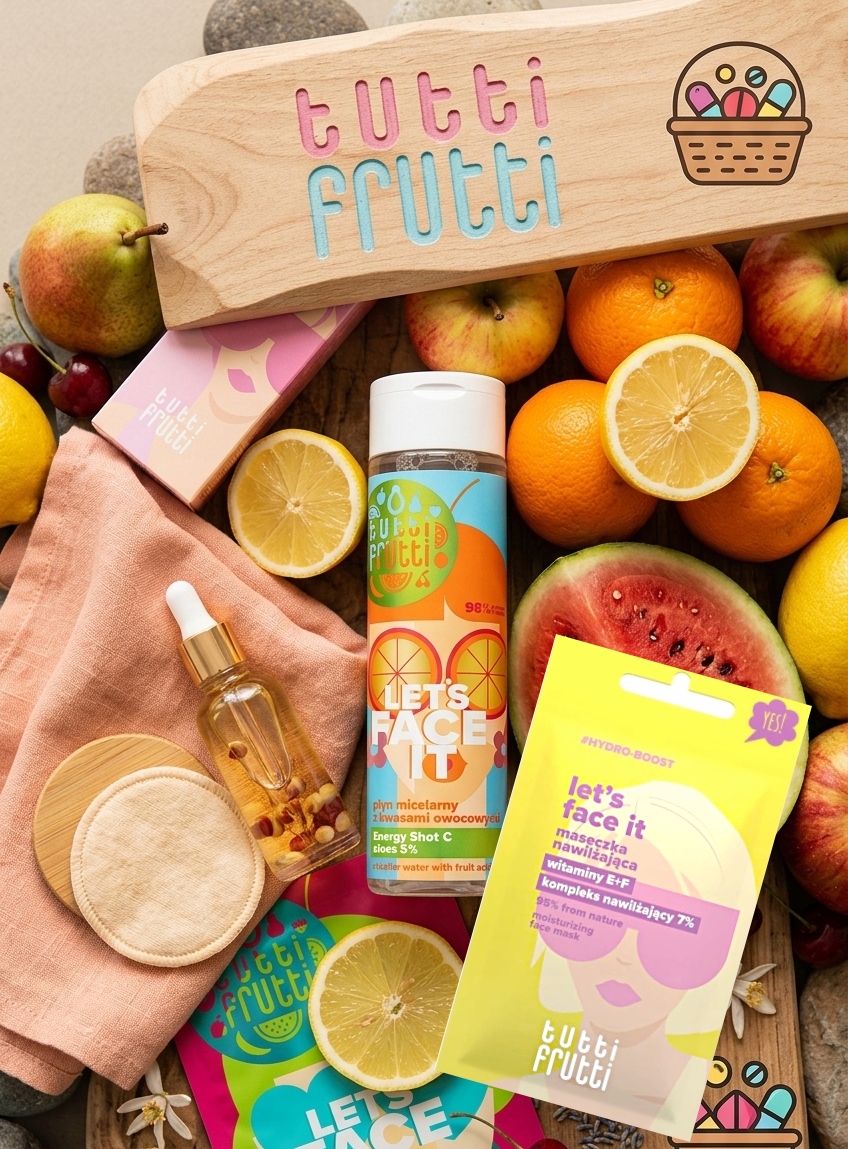 MaskaDoTwarzyNawilzajacaWitaminaEFZKwasemHialuronowymTuttiFruttiMarkaTuttiFrutti belsilt
