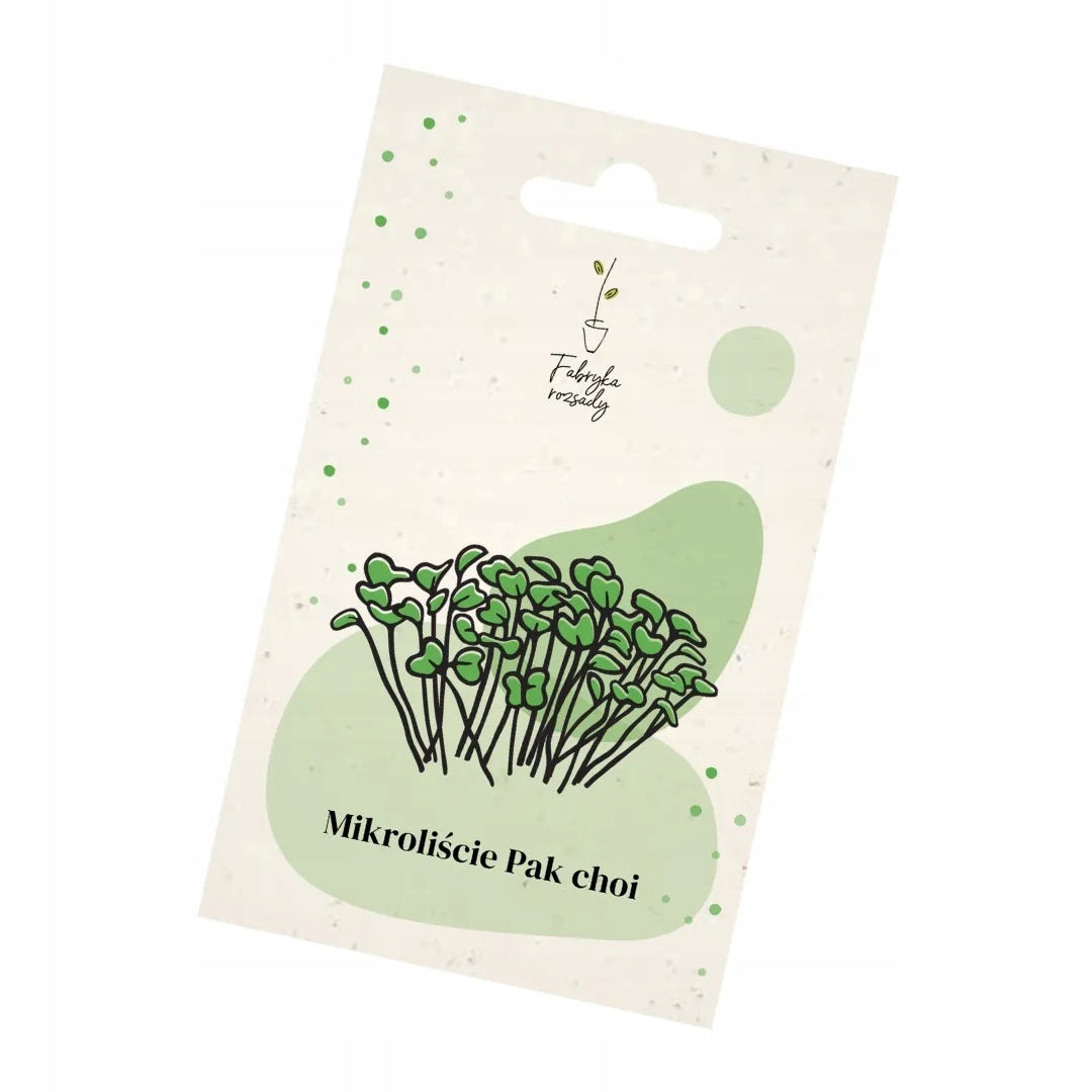 MicrogreensZestawdouprawymikroliscipakchoiFabrykaRozsadyCyklrozwojowyroslinyjednoroczna belsilt Pak choi mikrožalumynų auginimo rinkinys Fabryka Rozsady