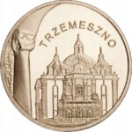 Lenkijos 2 zlotų moneta Trzemeszno 2010 m iš monetų maišelio