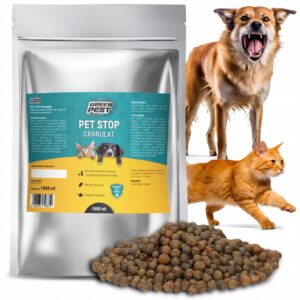 Pet Stop natūralios granulės kačių ir šunų atbaidyti 1 l