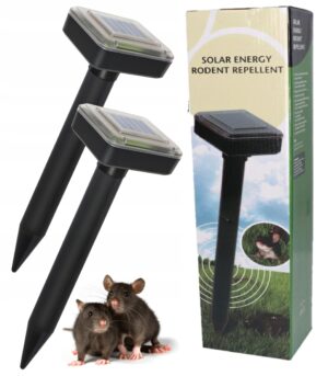 Solarinis kurmių ir graužikų atbaidytuvas