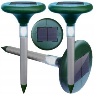 Solarinis kurmių ir pelėnų atbaidytuvas 2 vnt
