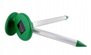Solarinis ultragarsinis kurmių ir graužikų atbaidytuvas iki 500 m² 2 vnt