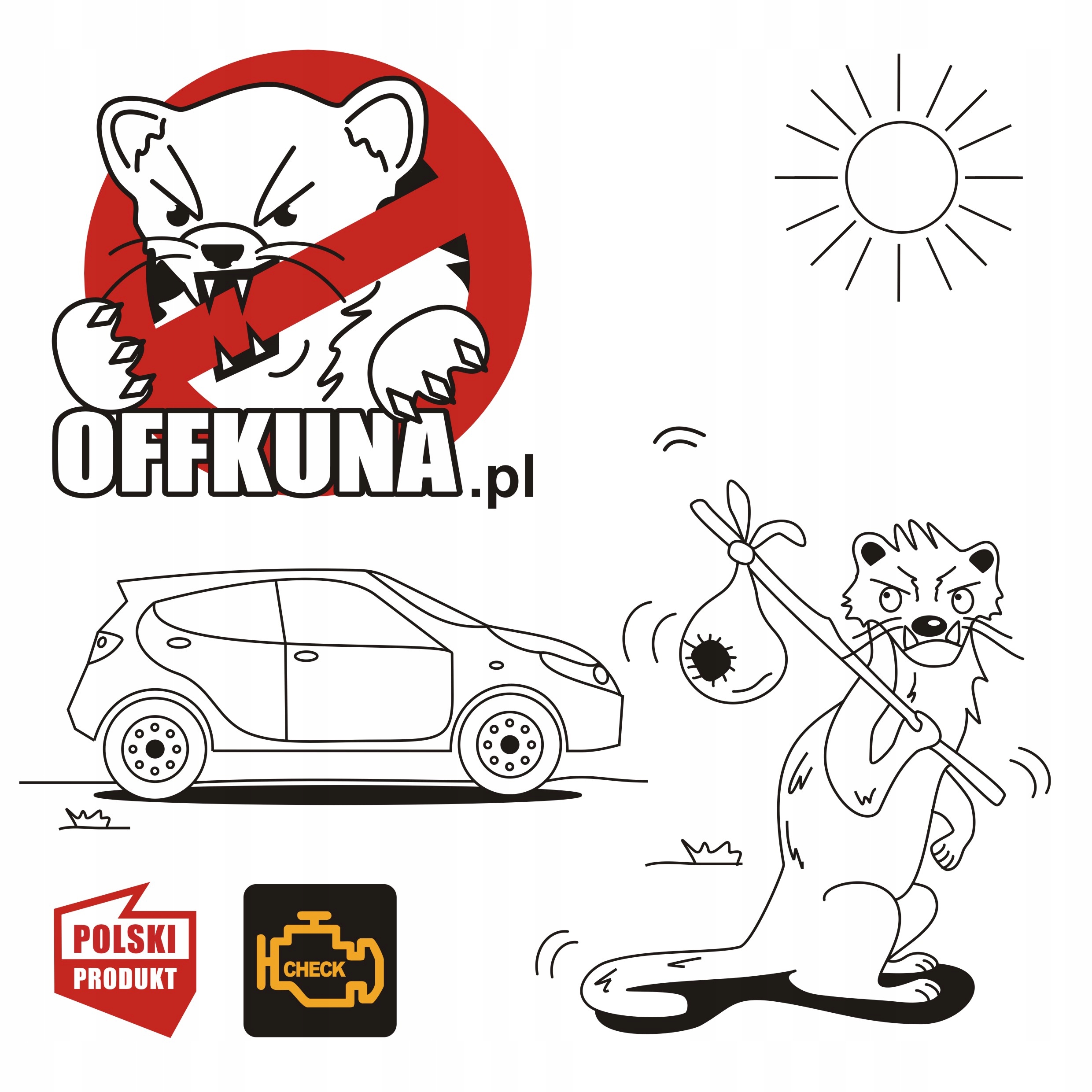 Offkuna4sztukiodstraszaczkunypreparatzawieszkaZESTAWPROMOCYJNYZastosowanieprzeciwkokotomkunommyszom belsilt Offkuna repelentas kiaunių atbaidyti 4 vnt
