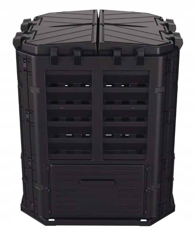 Komposto dėžė sodui, 300 l, plastikinė, su ventiliacija, su pagrindu, Parkside