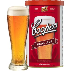 Coopers Real Ale alaus gamybos brewkit rinkinys 23 l standartinis komplektas