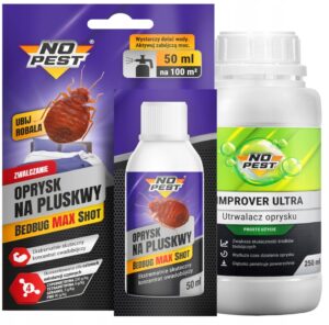 Itin stiprus fiksatorius purškimui nuo patalinių blakių NO PEST 50 ml