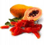 Džiovinta papaja be cukraus be pridėtinio cukraus 100 g