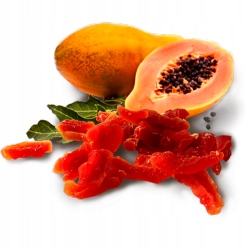 Džiovinta papaja be cukraus be pridėtinio cukraus 100 g