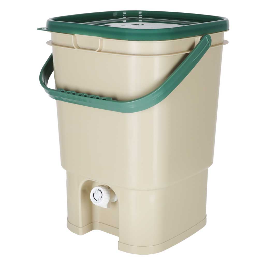 Virtuvinė komposto dėžė, 15 l, Bokashi, su čiaupu