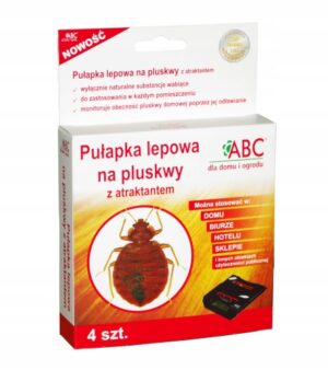 PulapkanapluskwyABCzatraktantem4sztuki belsilt ABC gaudyklė patalinėms blakėms su atraktantu 4 vnt