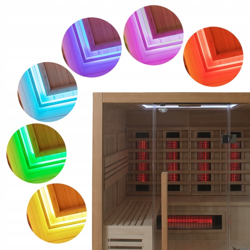 SAUNADOMOWAKOMBOINFRAREDFINSKAHELSI3ZPIECEM4OSOBOWA160x160CM2w1Typsaunycombi belsilt Helsi3 hibridinė infraraudonųjų spindulių ir suomiška sauna 4 asmenims 160 x 160 cm namų sveikatingumui