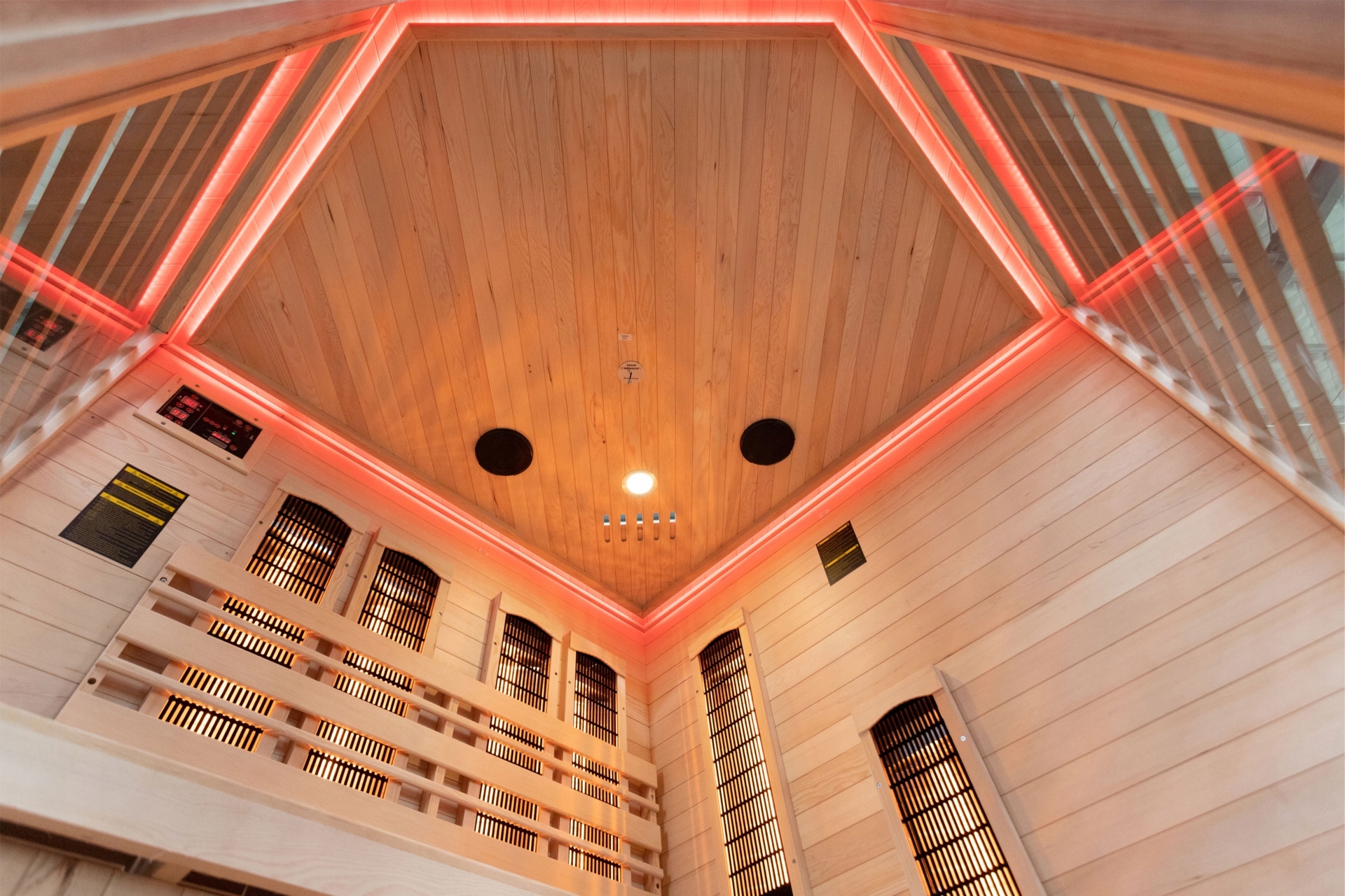 SAUNAHYBRYDOWANORDUMCOMBI3OSOBOWANATURALNA2w1FINSKAINFRAREDTypsaunycombi belsilt Nordum Combi hibridinė suomiška ir infraraudonųjų spindulių sauna 2 viename