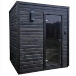 SAUNAOGRODOWABLOCKSHEBAN26OSOB192x192x230cmPIECELEKTRYCZNYPORJUN belsilt Block S Heban lauko sauna 26 asmenims 192 x 192 x 230 cm elektrinė Porjun krosnelė sodui ir sodybai