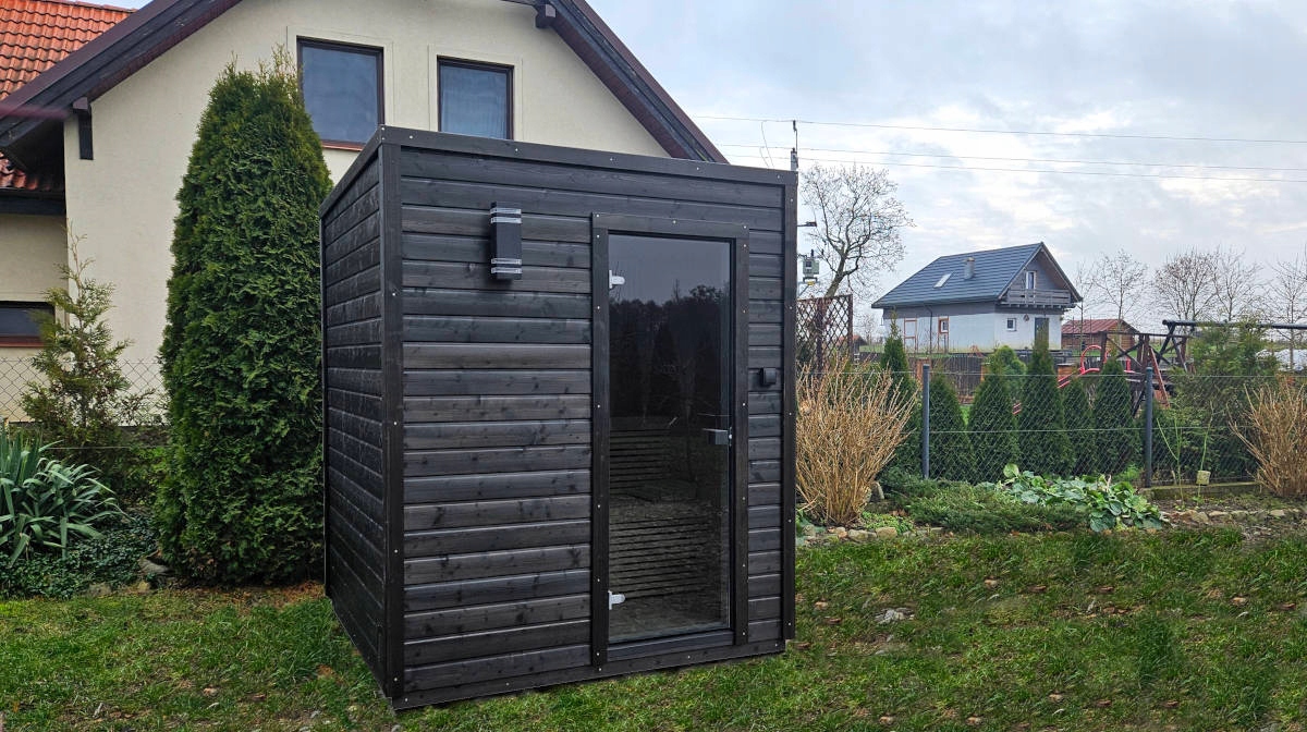 SAUNAOGRODOWABLOCKSHEBAN26OSOB192x192x230cmPIECELEKTRYCZNYPORJUNKolorzewnetrznyczarny belsilt Block S Heban lauko sauna 26 asmenims 192 x 192 x 230 cm elektrinė Porjun krosnelė sodui ir sodybai