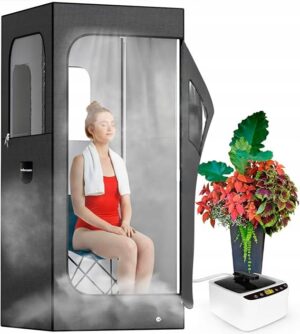 Nešiojama garinė sauna namams su garintuvu ir kėde 26 l 1000 W