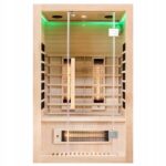 SAUNASUCHAINFRAREDNISKOTEMPERATUROWAALTA223OSOBOWA120x105CMALTA2 belsilt Alta2 žematemperatūrė infraraudonųjų spindulių sauna 23 asmenims 120 x 105 cm su malonia šiluma