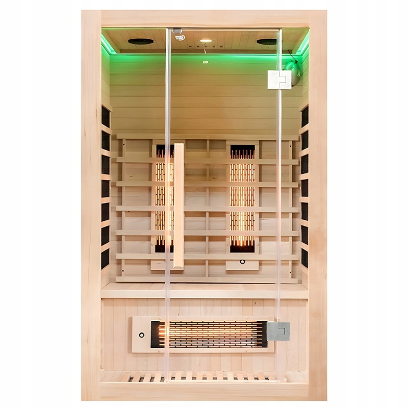 SAUNASUCHAINFRAREDNISKOTEMPERATUROWAALTA223OSOBOWA120x105CMALTA2 belsilt Alta2 žematemperatūrė infraraudonųjų spindulių sauna 23 asmenims 120 x 105 cm su malonia šiluma