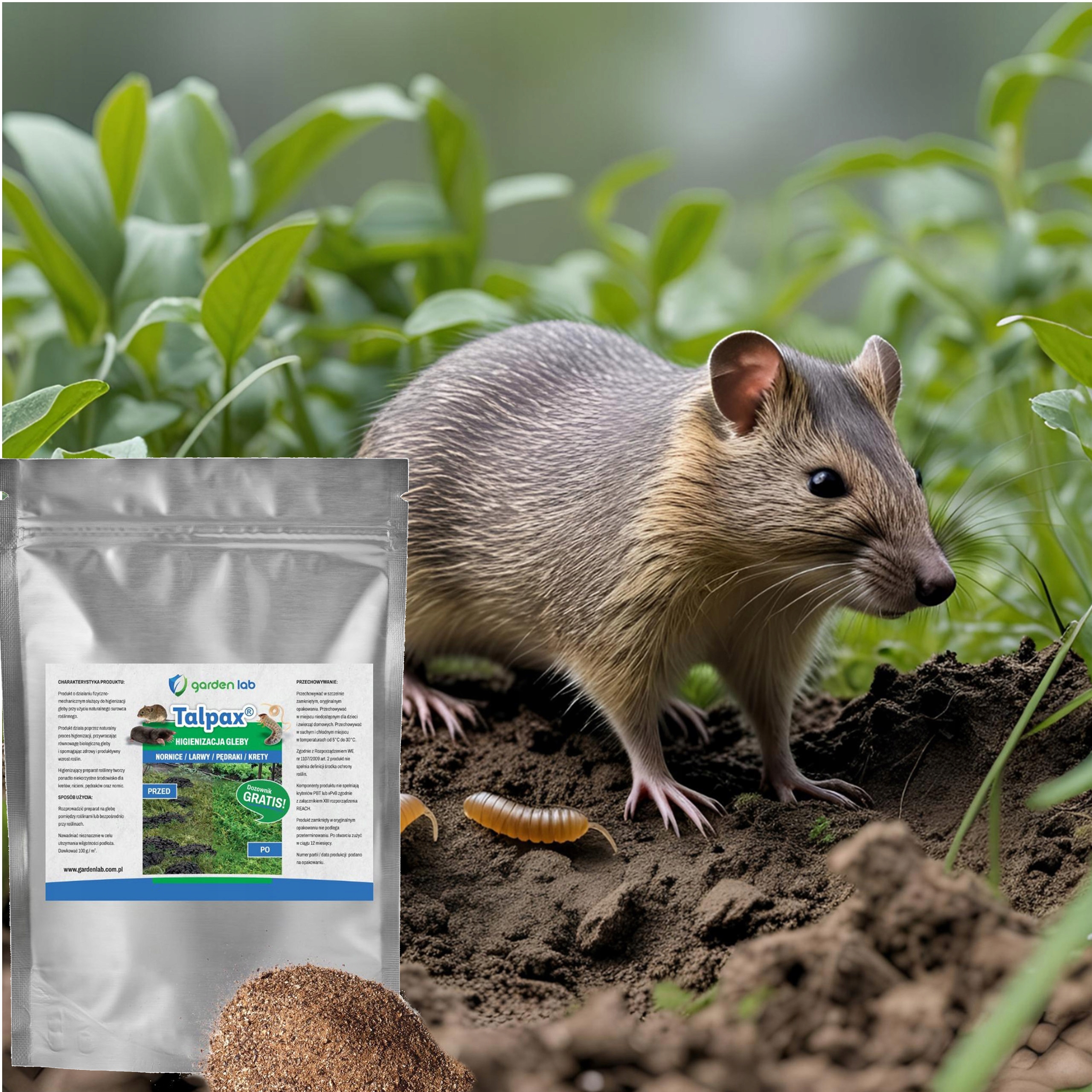 SRODEKGRANULATNATURKUCIEPEDRAKINICIENIEKRETYNORNICETALPAX5KGRodzajinny belsilt Talpax granuliuota priemonė nuo kurmių pelėnų kurklių ir grambuolių lervų 5 kg