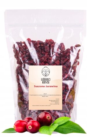 Džiovintos spanguolės premium kokybė 1 kg