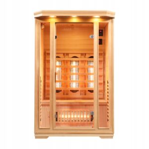 Venezia infraraudonųjų spindulių sauna su 6 kvarciniais šildytuvais 75 °C namų sveikatingumui