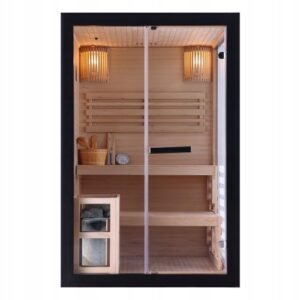 Panorama Black suomiška sauna 2 asmenims