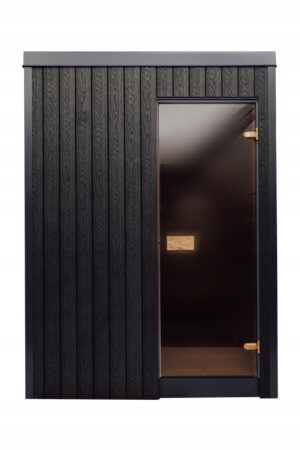 Lauko sauna 2 asmenims su elektrine krosnele 35 kW