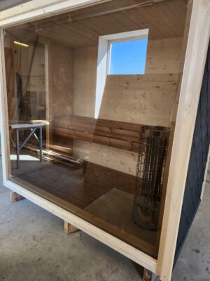 Scandi lauko sauna 220 x 230 x 150 cm sodui ir sodybai