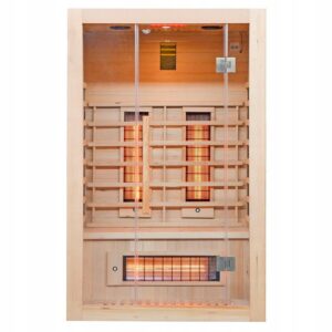 Infraraudonųjų spindulių sauna namams 120 x 105 x 190 cm namų sveikatingumui