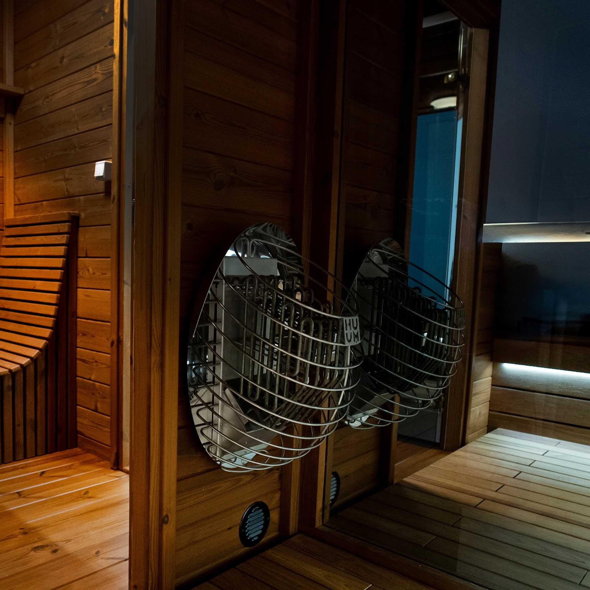 Saunazprysznicem220x400systemBalikowyThermodrewnoStanopakowaniaoryginalne belsilt Sauna su dušu iš termo medienos 220 x 400 cm