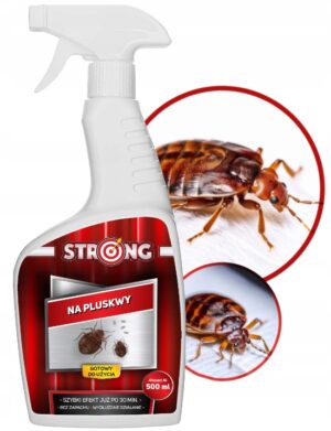 Insekticidinė priemonė nuo patalinių blakių sidabrinių žuvelių ir kitų vabzdžių STRONG 500 ml